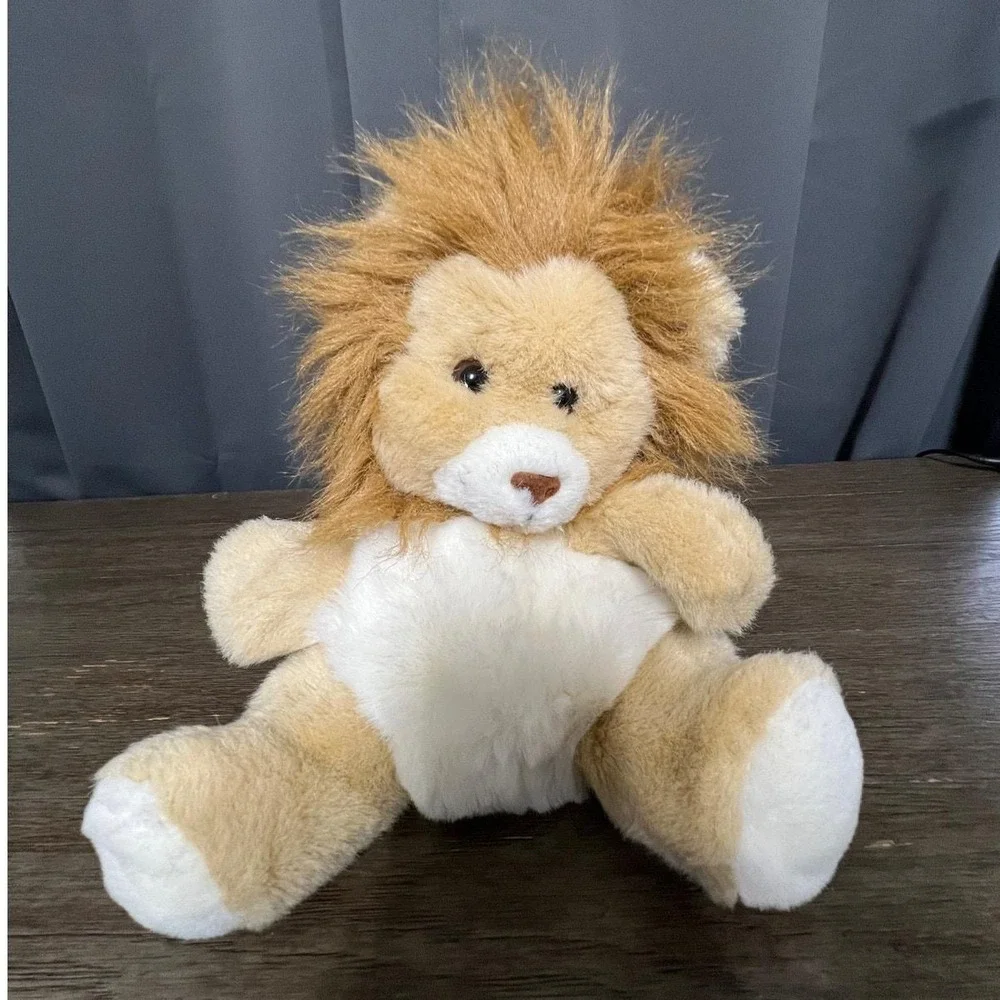 Vintage Happiness‎ Express Lion Hand Puppet Plush Stuffed Animal 10